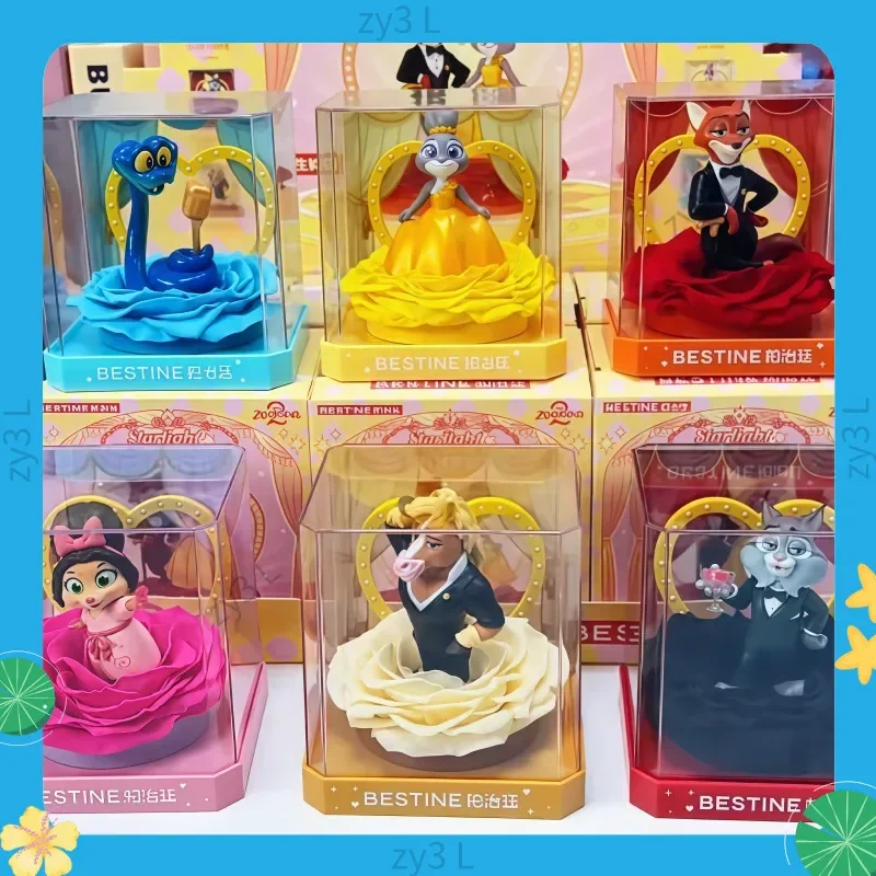 

Disney Zootopia Star Theater Eternal Flower Series Blind Box Desktop Collection Decoration Model Toy Girls Valentine'S Day Gift