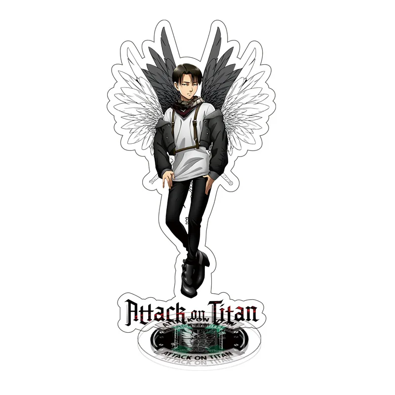 Attack on Titan Anime Peripheral Character Model Acrylic Large Standing Sign Rivaille Ackerman Creative Decorative Item Fan Gift