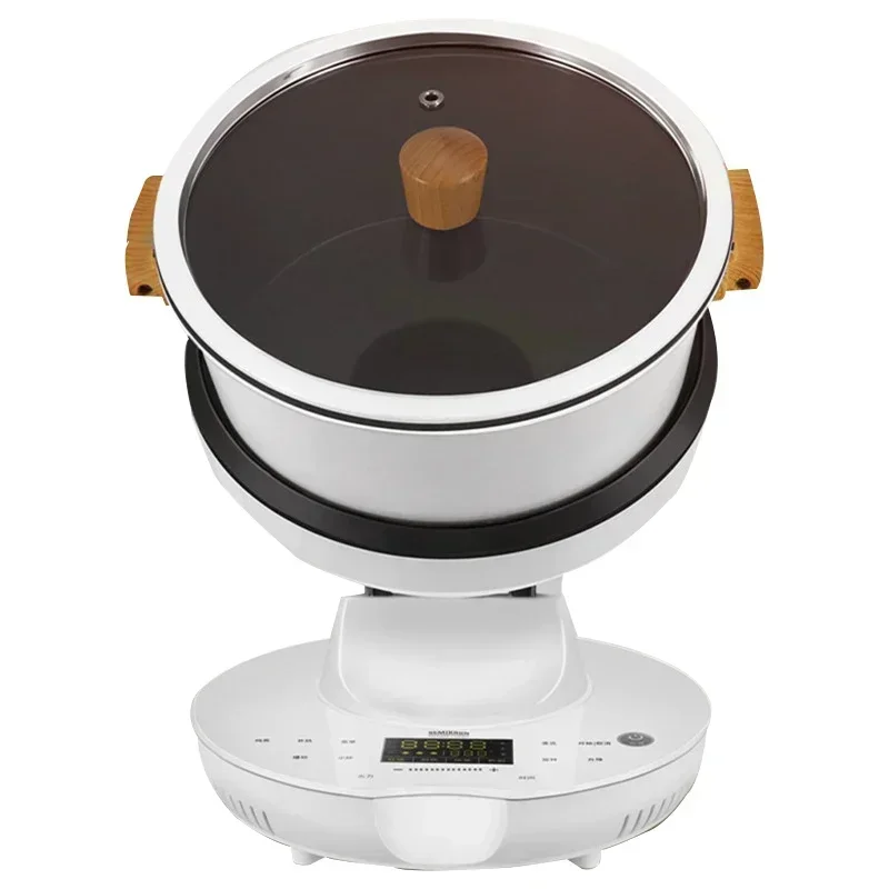 Máquina de cocina rotativa, 2000W, olla arrocera inteligente ajustable de tres velocidades, artefactor de cocina CS260B/220V/8L