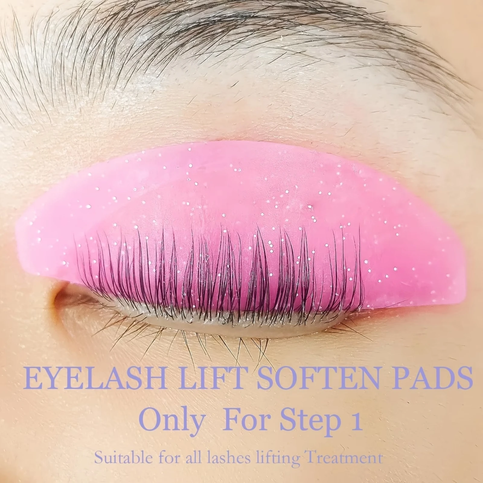 Lomansa 1 Pair Lash Softening Pads Silicone Eyelash Perm Pads Lashes Rods Shield Lifting Eyelash Accessories Makeup Tools