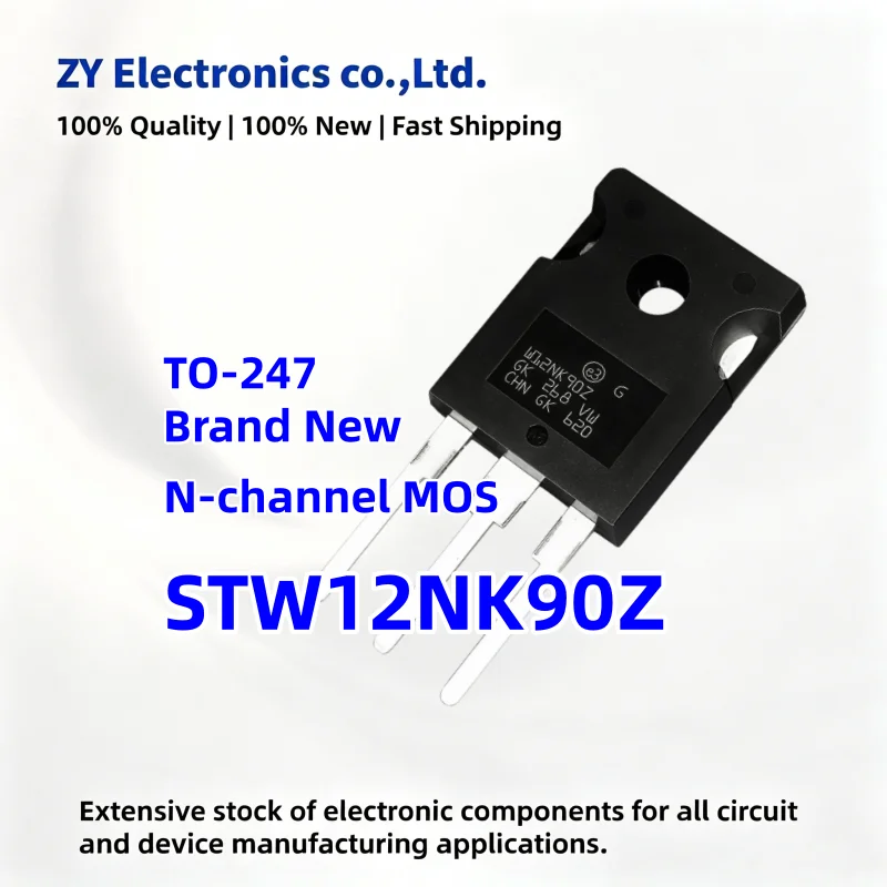 5/10/20PCS New STW12NK90Z W12NK90Z TO-247 N-channel MOS Field effect Transistor
