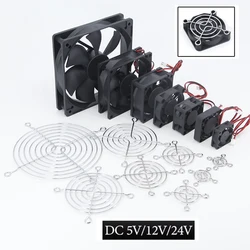 DC Brushless Cooling Fan 6025/8025/9225/12025/3007/4010 30MM/40MM/50MM/60MM DC 5V 12V 24V Cooler PC Laptop Computer Case Fans A7