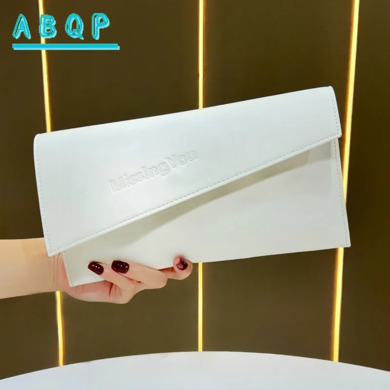New Evening Clutch Luxury Brand Dinner Party Clutch Bright Leather Fashion Chain Women's Shoulder Crossbody Bag High Quality