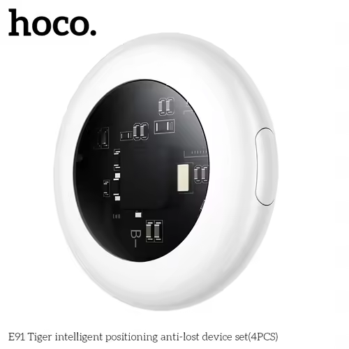 HOCO 4 Pack Anti Lost Device Airtags For Apple IOS System GPS Locator Wallet Keychain Cars Pets Finders with Protective Cases - Image 5