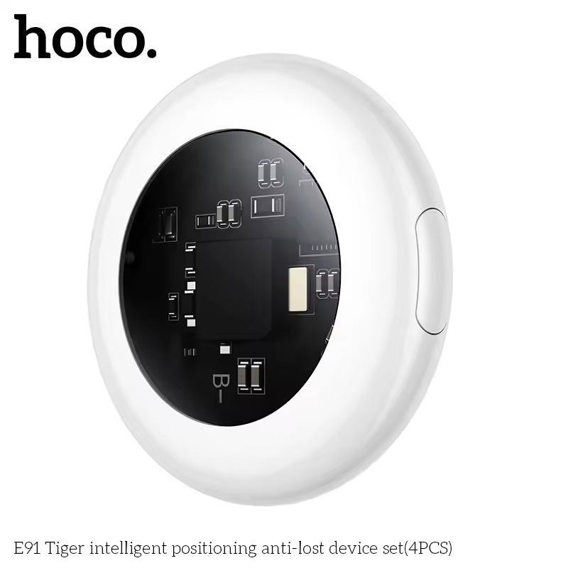 HOCO 4 Pack Anti Lost Device Airtags For Apple IOS System GPS Locator Wallet Keychain Cars Pets Finders with Protective Cases - Image 5