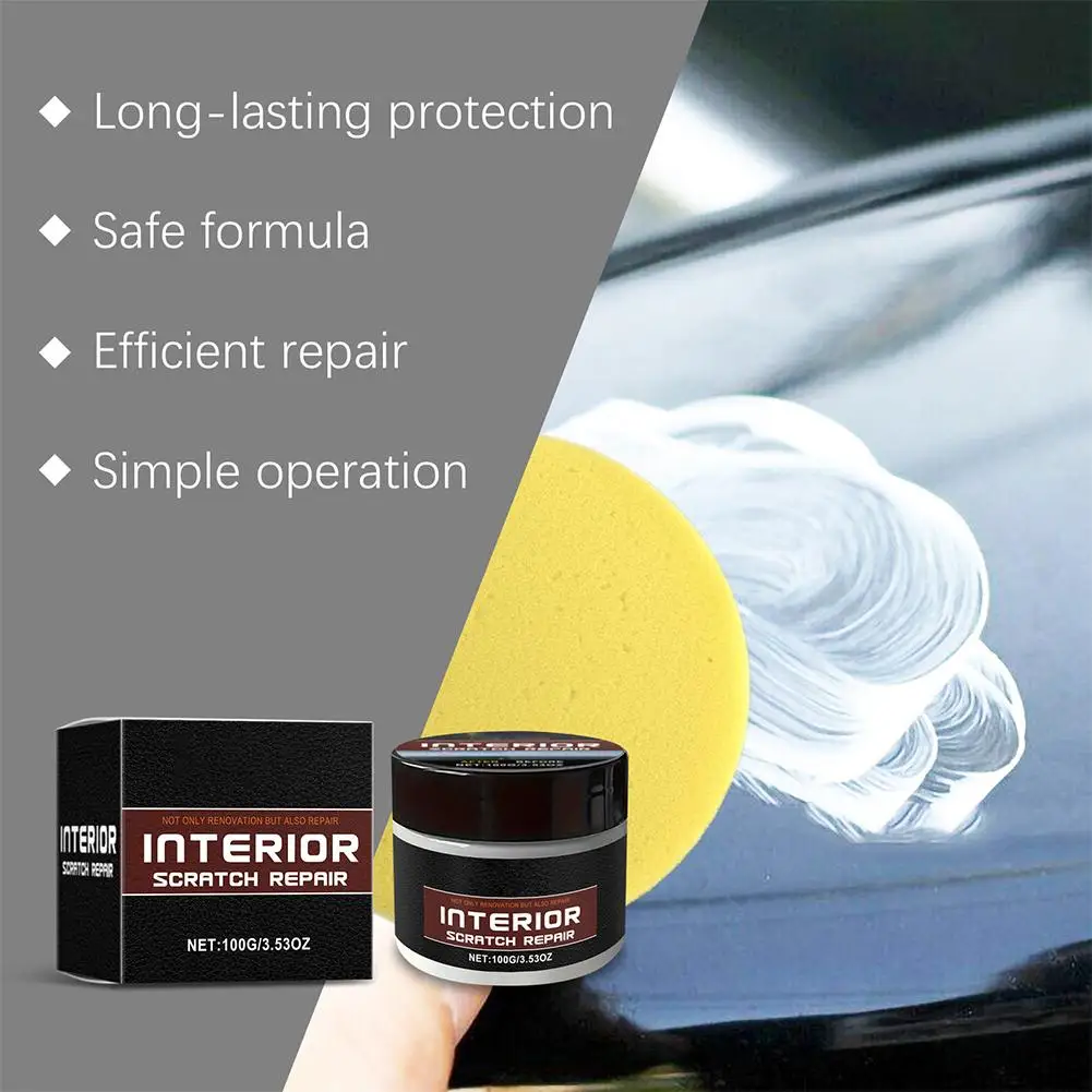 Car paint care wax car polishing cleaning decontamination coating renovation wax eliminate scratches accessories care car Q4K3