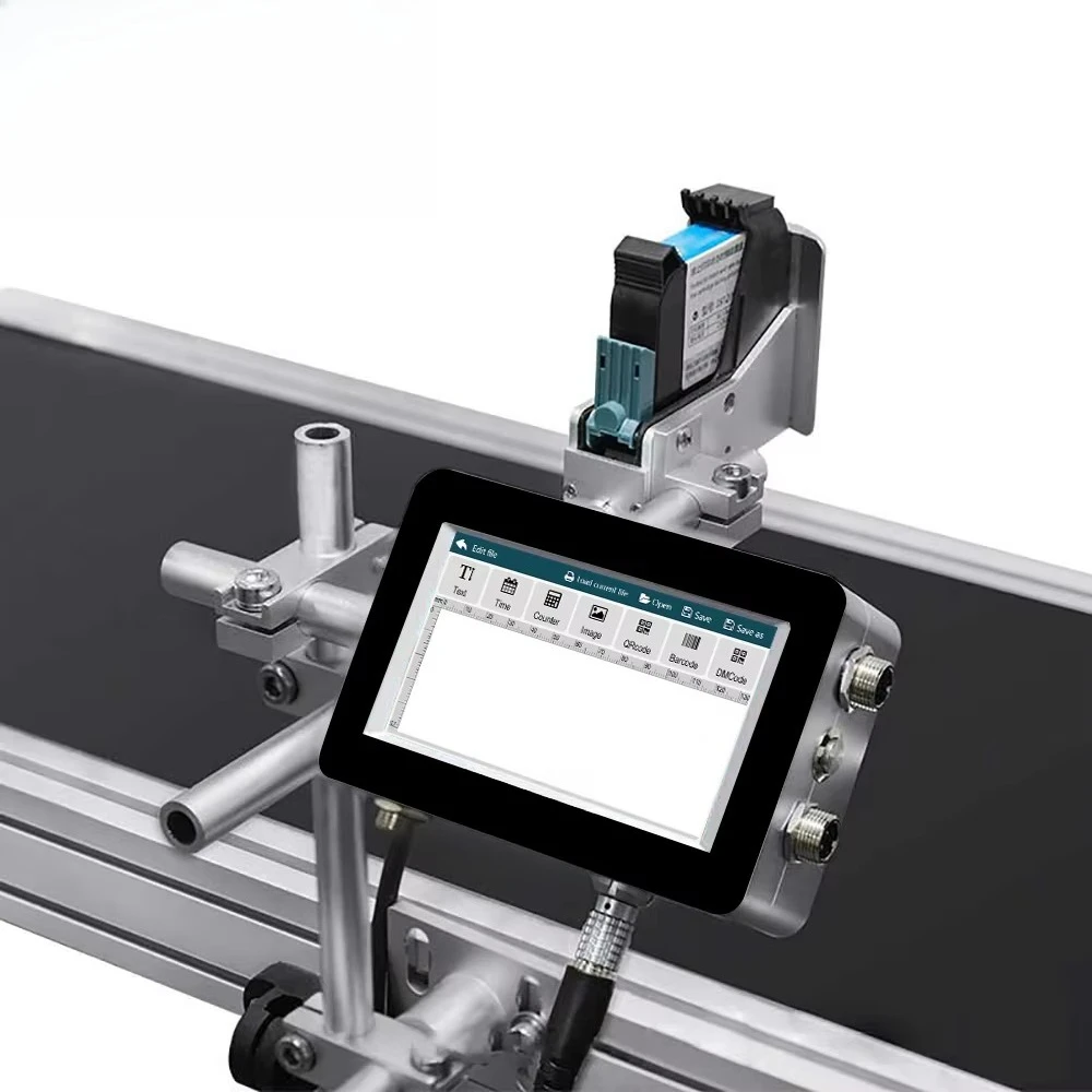 Easy to Operate Multi Language Continuous Online Automatic TIJ Printer Marking Printing Machine