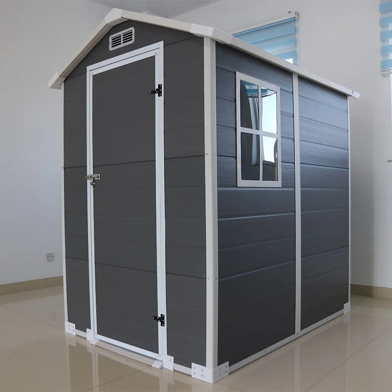 Cross-border Outdoor Garden Movable  Multi-functional Tool Storage Shed