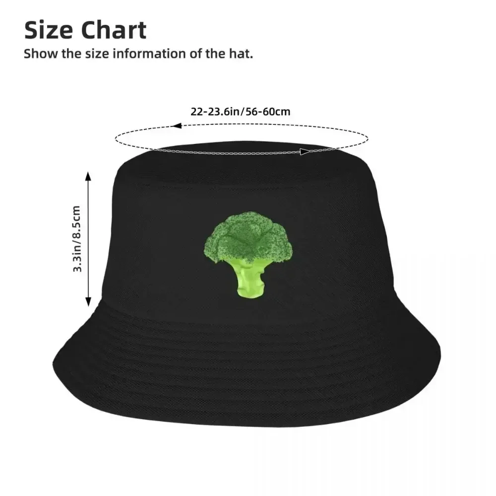 2026 Broccoli - Superfood Bucket Hats Panama For Man Woman Bob Hats Reversible Fisherman Hats Summer Beach Fishing Unisex Caps