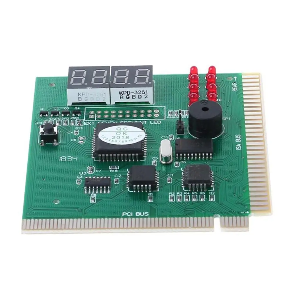 4-Digit Diagnostics Display Computer Mother Board PCI & ISA Motherboard Tester Debug Post Card Analyzer Dropshipping Wholesale