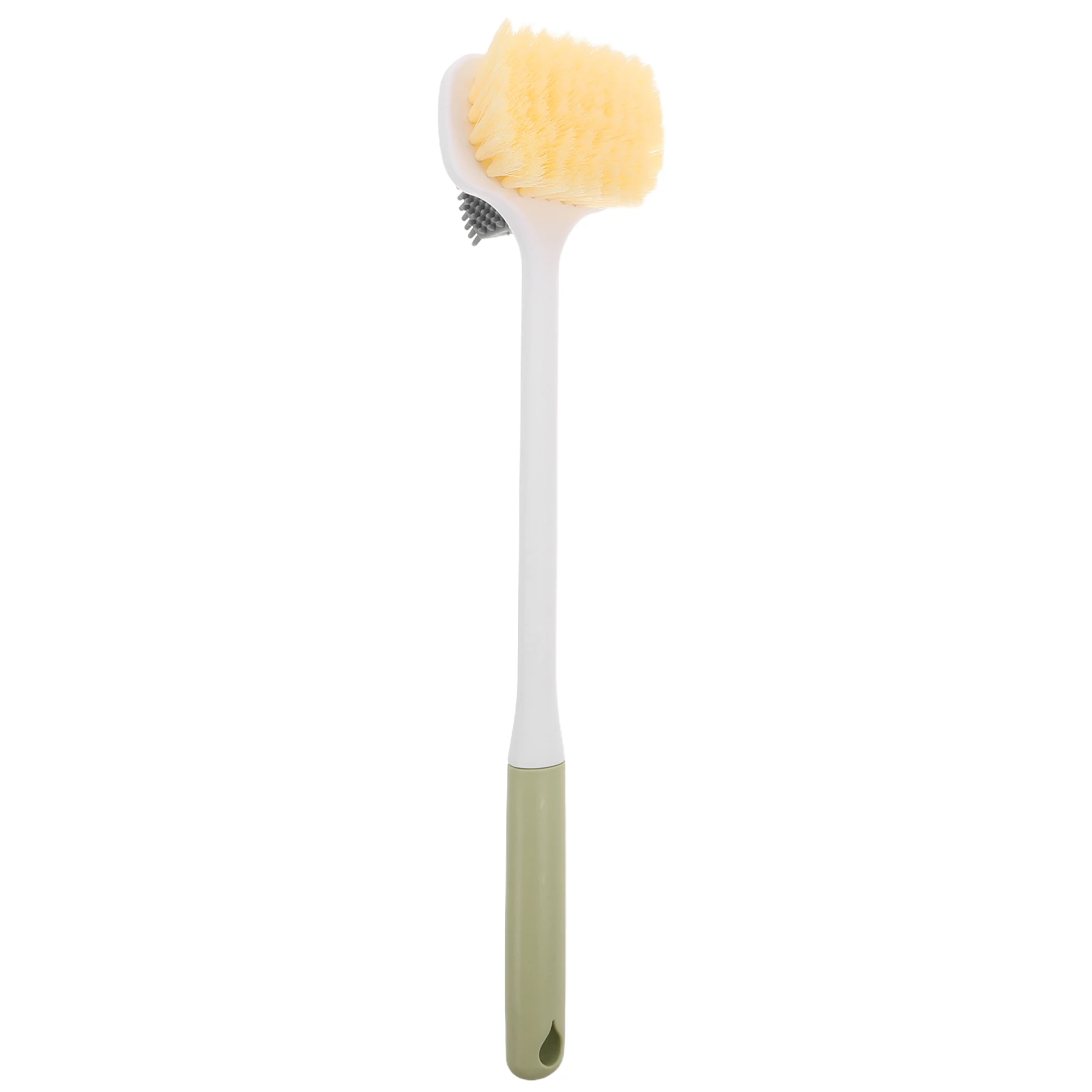 

Long Handle Foot Brush Bathing Tool Plastic Skin Exfoliator Shower Body Cleaning Scrubber Dual Sided Bristles Remove Dead Skin