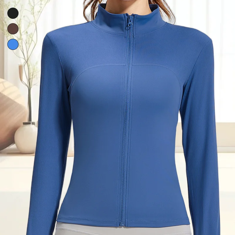 

New Models Equestrian Clothing Women's Zipper Jacket Horse Riding Factory Price Long Sleeve Coat for Female