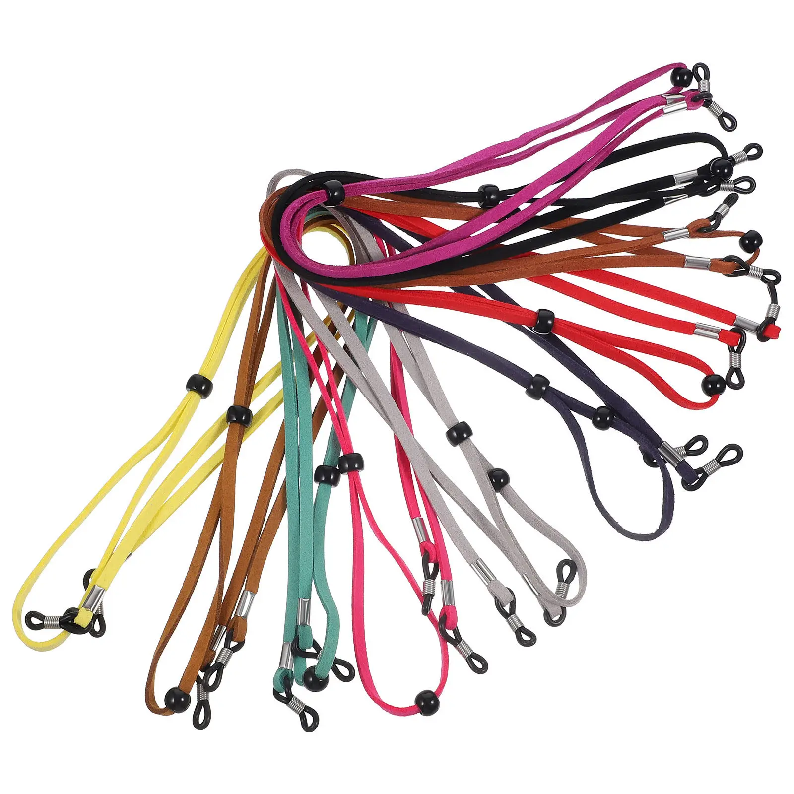 Eyeglass Straps 10 Pack Adjustable Anti Slip Glasses Cords for Running Hiking Cycling Sports