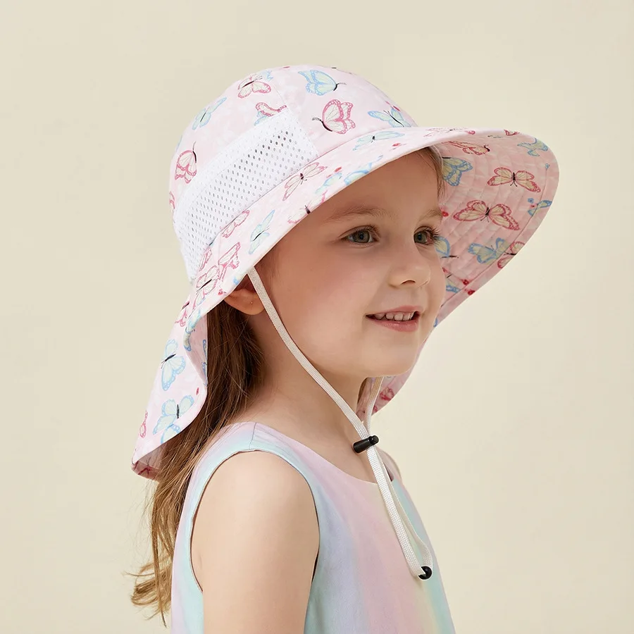 1-2 Jahre 3-5 Jahre 6-10 Jahre Kinder-Sonnenschutzhut 2026 Frühling/Sommer Leichter Bedruckter Fischerhut für Jungen und Mädchen Strand-Sonnenschutz S – Detail 13