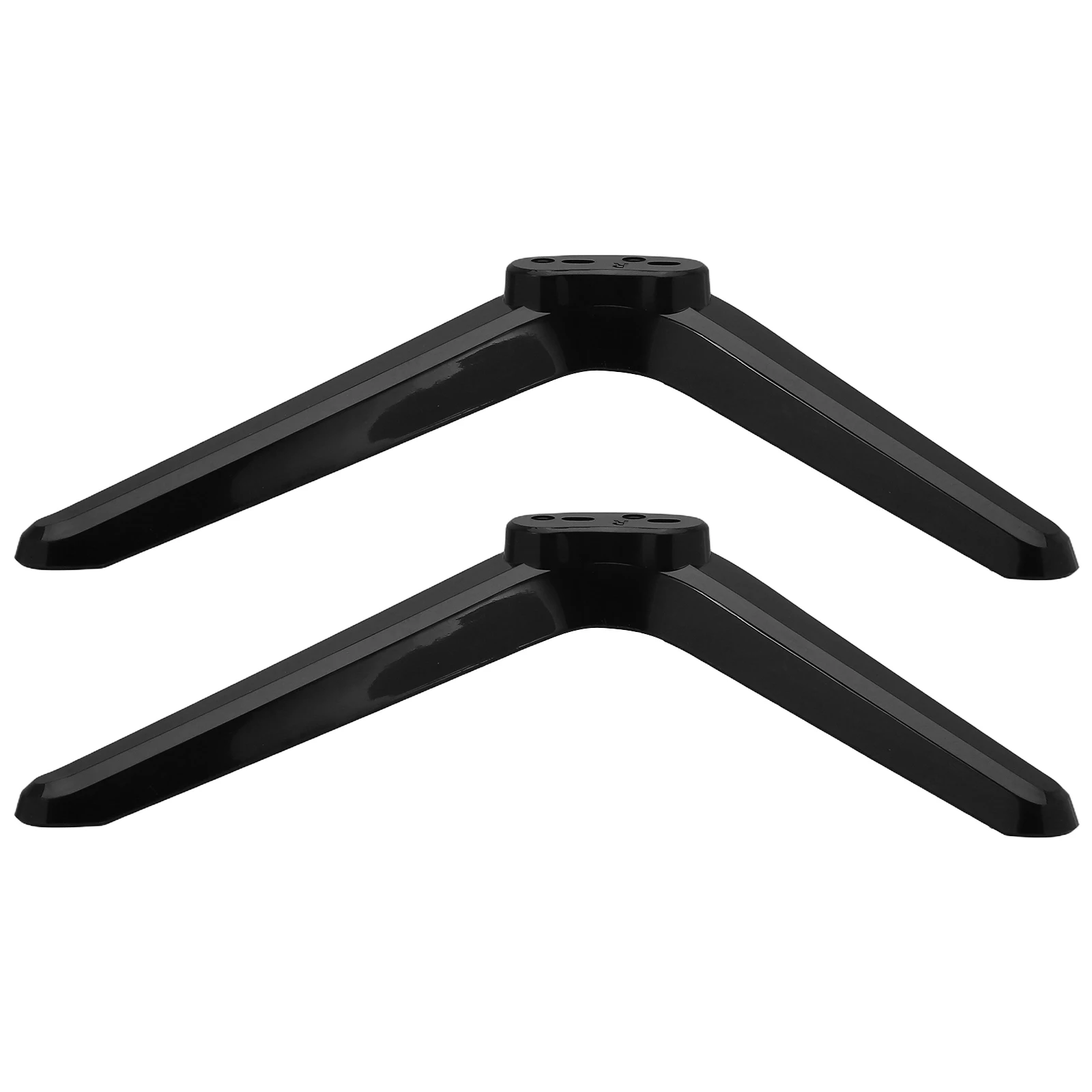 

1 Pair Universal Stand Replacement Legs 32-50 Inch Flat Screen Pedestal Foot Stable Base Screws Included for Tabletop Use