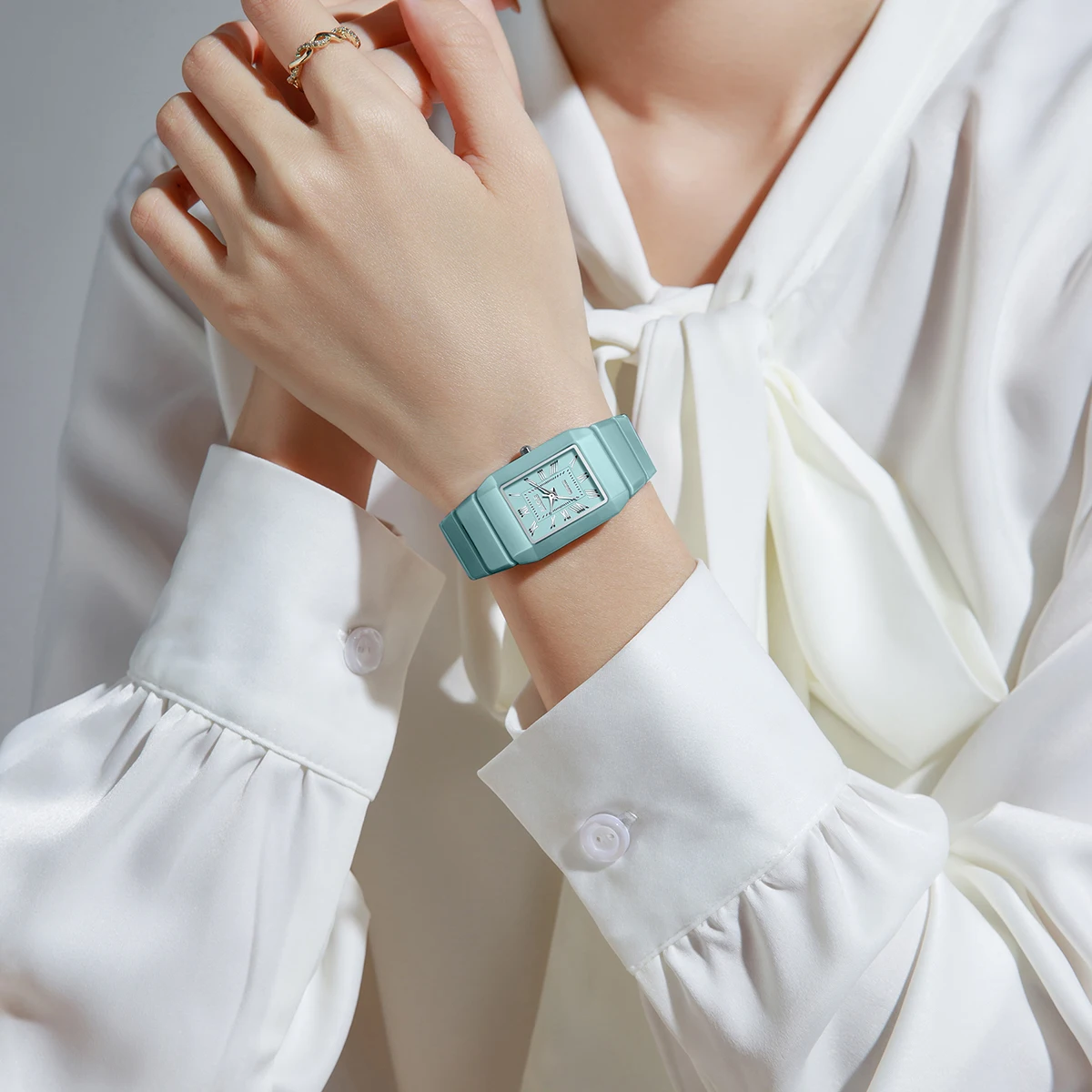 LIGE Fashion Classic Woman Watch Elegant Fashion Classic Luxury Ceramic Waterproof Simple Dial Quartz Womens Watches Ladies Gift
