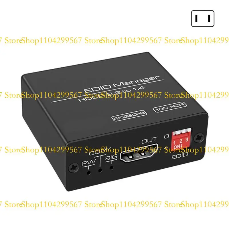 CS1W HDTV-compatibile 2.0 EDID Resolution Manager 4K 60Hz Emulator Easy Installazione per display multimediali efficienti