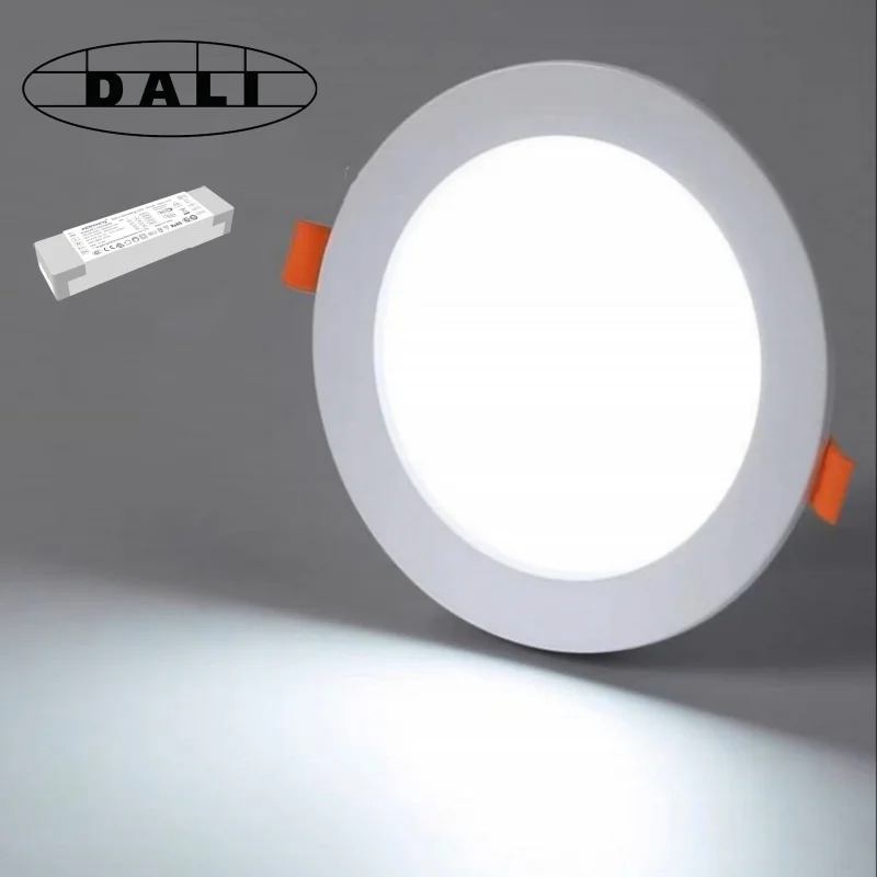 

Ultra-thin LED downlight DALI Dimmable Embedding SMD 7W 9W 12W 15W 18W 20W Ceiling Lamp AC220V For store supermarket lighting