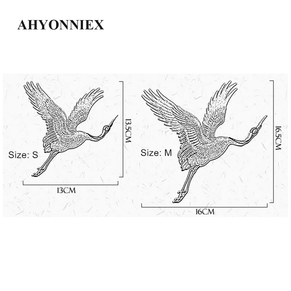 1 para delikatnych haftowane naszywki żurawia na ubraniach DIY ptasia aplikacja odzież przyszyta na naszywki na naklejki odzieżowe