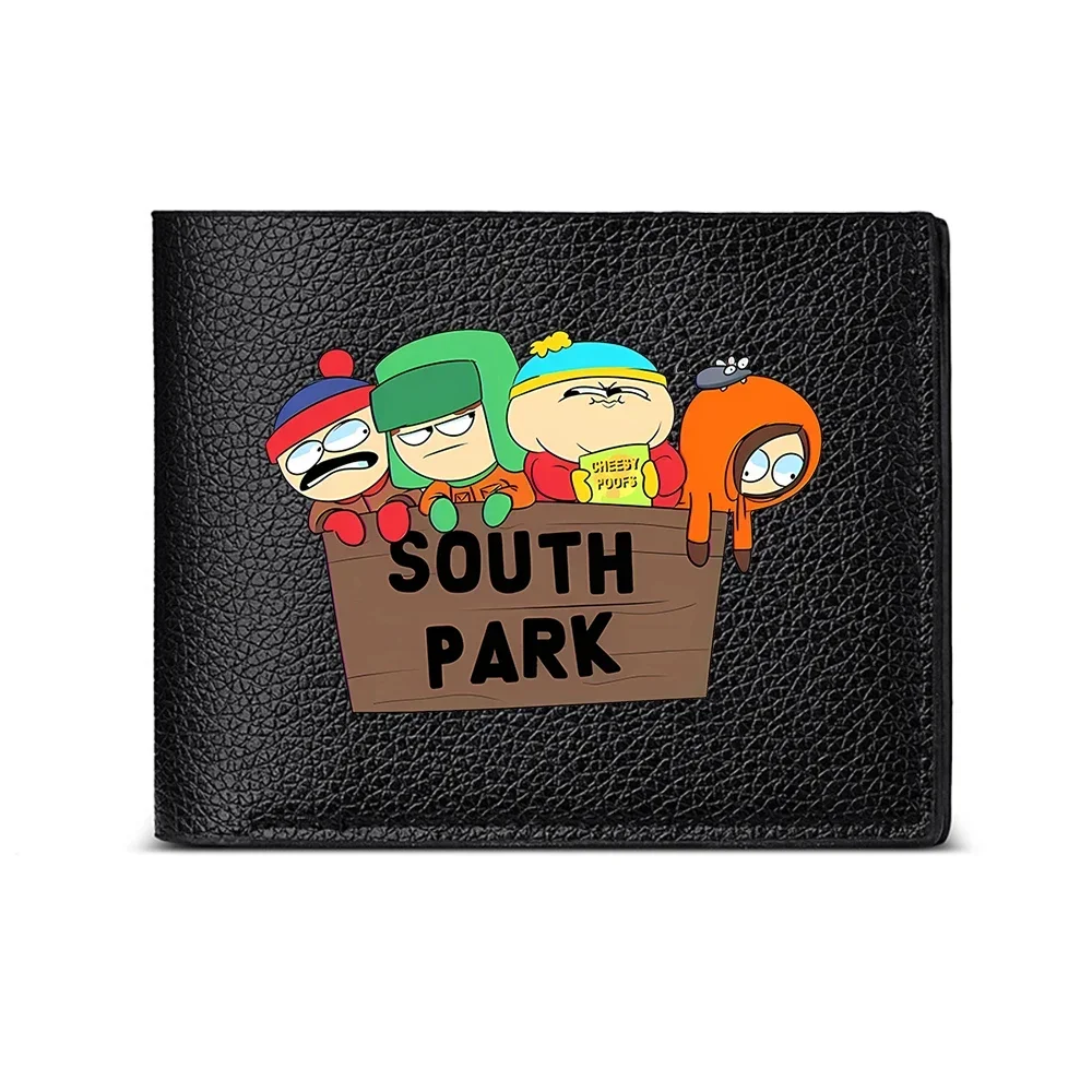 South Park Characters Cartoon Design Men Wallet Card Holder Casual Business Fashion Print Style Accessory