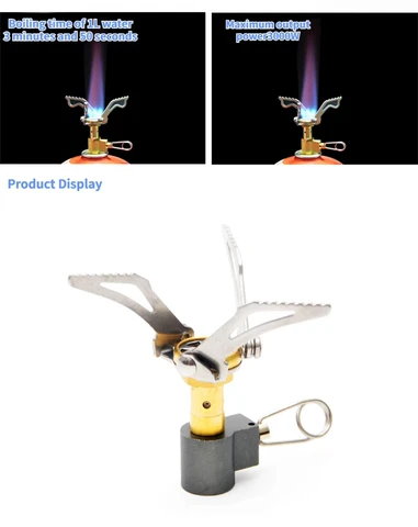 Mini Foldable Camping Gas Burner