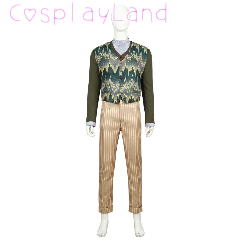 Willy หมวกคอสเพลย์เครื่องแต่งกาย Chalamet Wonca คอสเพลย์ชุดสูทภาพยนตร์ช็อกโกแลตผู้ชายแฟนซีฮาโลวีน Comic Con Roleplay เสื้อผ้า