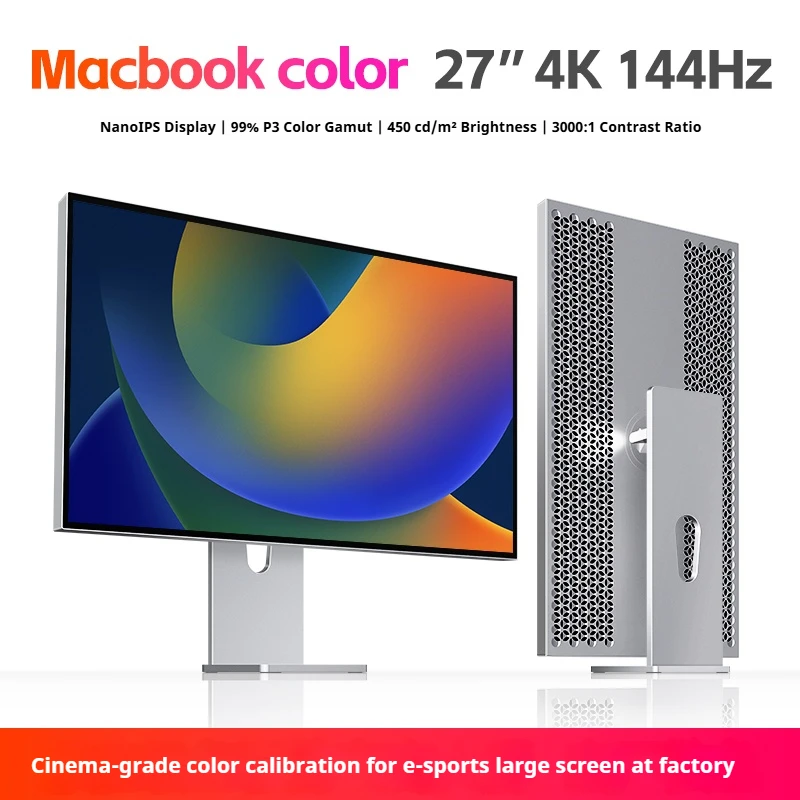 

27inch 4K 144Hz LG Nano IPS Monitor | 99% DCI-P3 | 3000:1 Contrast | 450nit | USB-C 90W Aluminum alloy metal material body