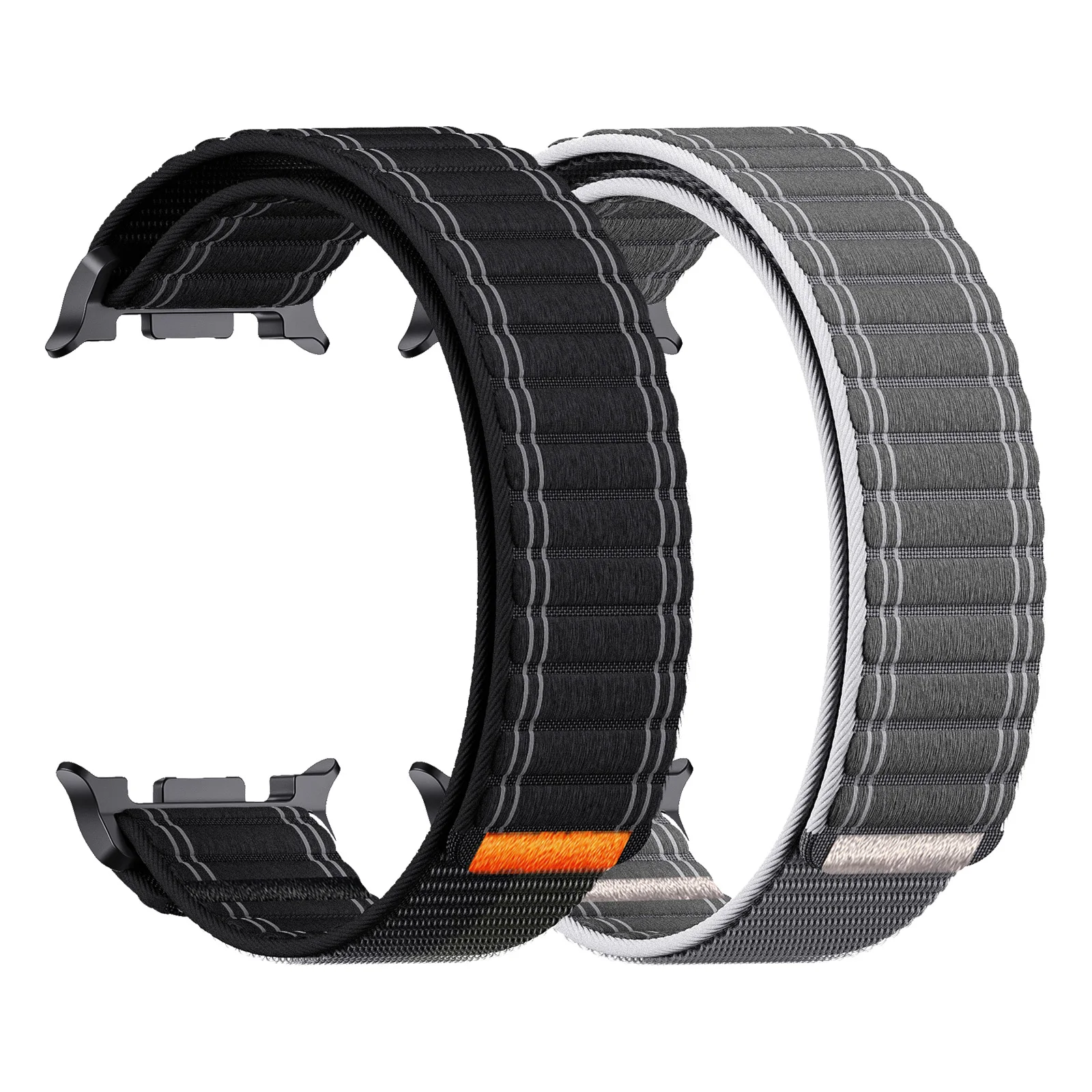 

Nylon Loop Sport Band Compatible with Samsung Galaxy Watch 8 40mm/44mm/46 mm 2025 Soft Adjustable Replacement Strap Women Men