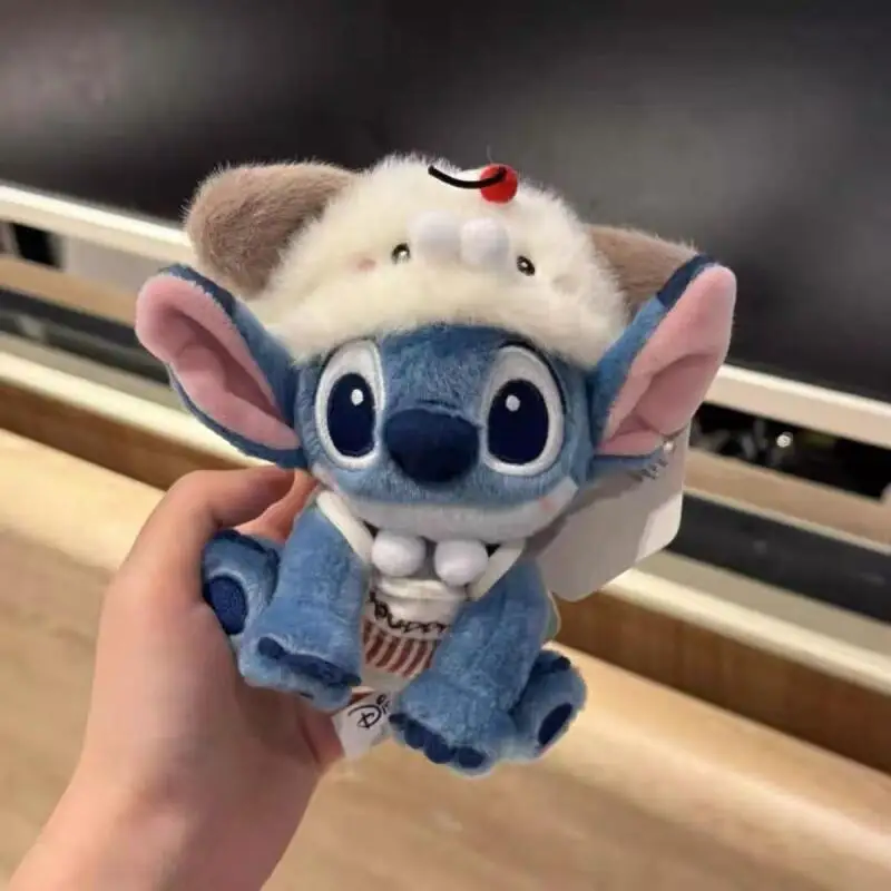 

Kawaii Stitch мультяшная плюшевая кукла изысканный рюкзак кулон креативное моделирование плюшевые игрушки рождественские праздничные подарки для мальчиков и девочек