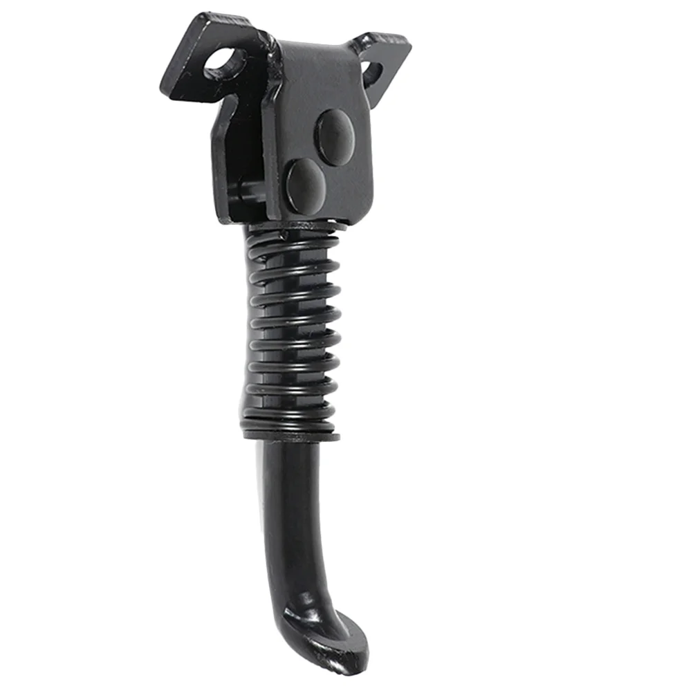 Suporte durável do Kickstand do ferro para o "trotinette", fácil instalar e remover, impermeável e resistente ao desgaste, cor preta