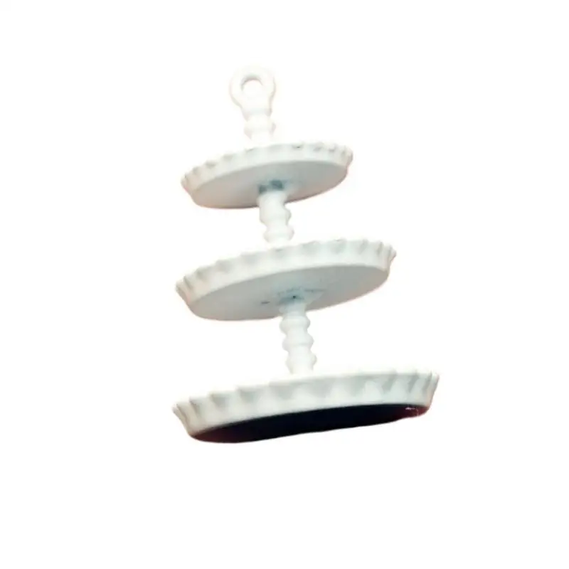 ถาดเค้กจิ๋วสำหรับบ้านตุ๊กตา 1 ชิ้น แบบจำลองแท่นวางเค้กจิ๋ว ของตกแต่งฉาก ของเล่น อุปกรณ์เสริมบ้านตุ๊กตา