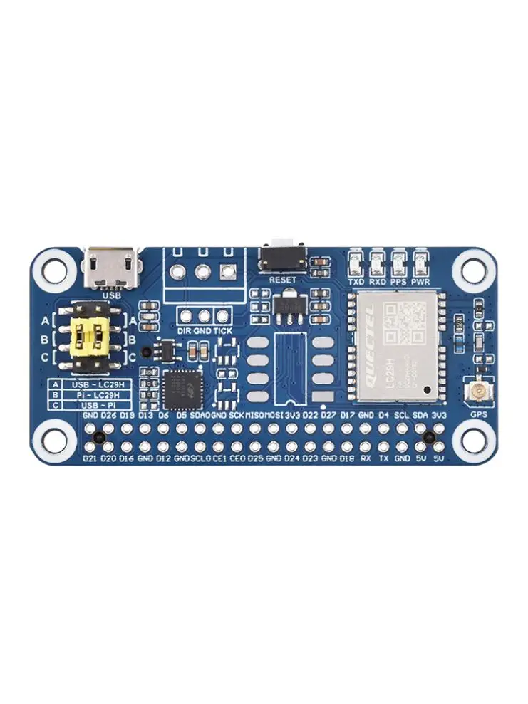 

Raspberry Pi RTK centimeter level positioning GPS expansion board for remote LC29H dual frequency high-precision GNSS module