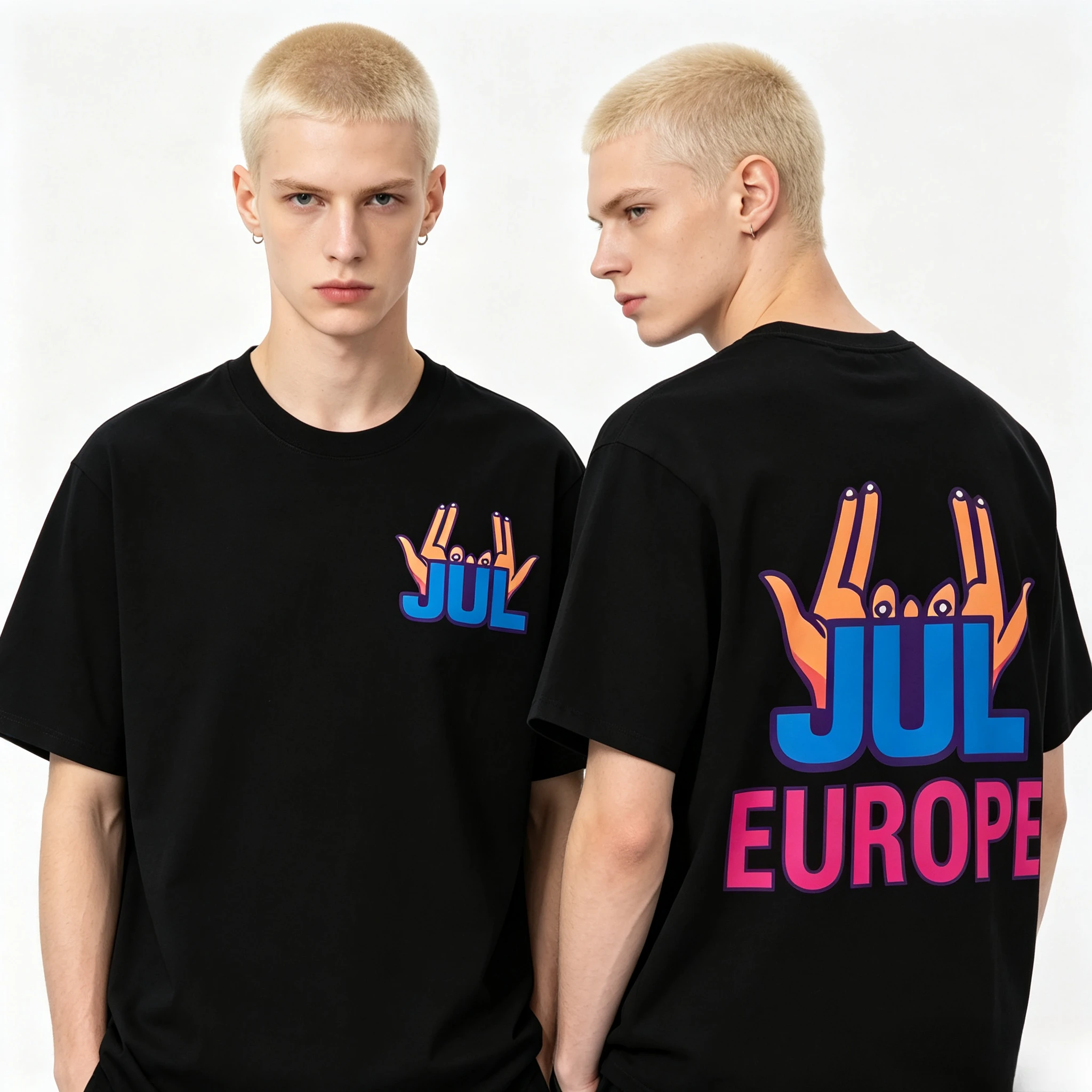 Summer Hot Sale Rapper Jul Tour 2026 Fashion Print TShirt Men Women Hip-hop Punk T-shirt Y2K Casual Loose Oversized T-shirt