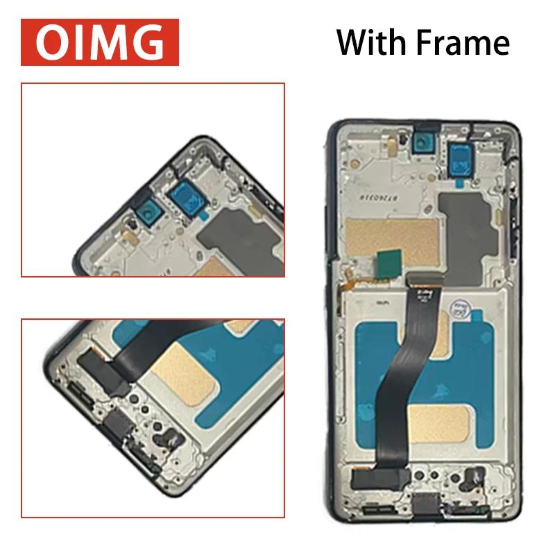 Wyświetlacz TFT LCD z ekranem dotykowym i digitizerem do Samsunga S21 Ultra 5G, do Samsunga S21Ultra G998 G998U G9980 LCD z ramką — zdjęcie produktu 3