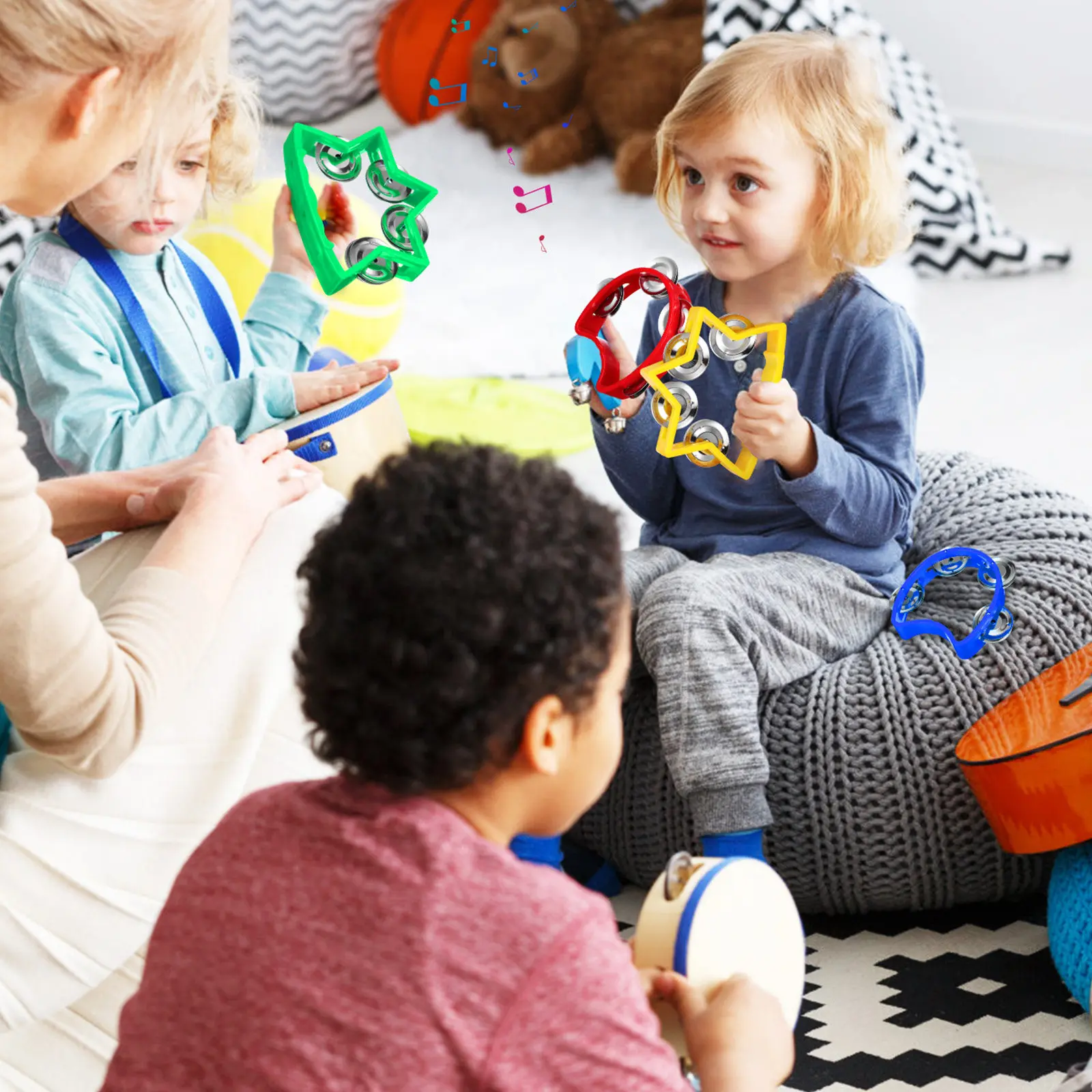 set-di-16-campanelle-a-mano-piccoli-strumenti-musicali-per-principianti-giocattoli-educativi-musicali-per-bambini-campanelle-e-tamburelli-per-feste-e-danze