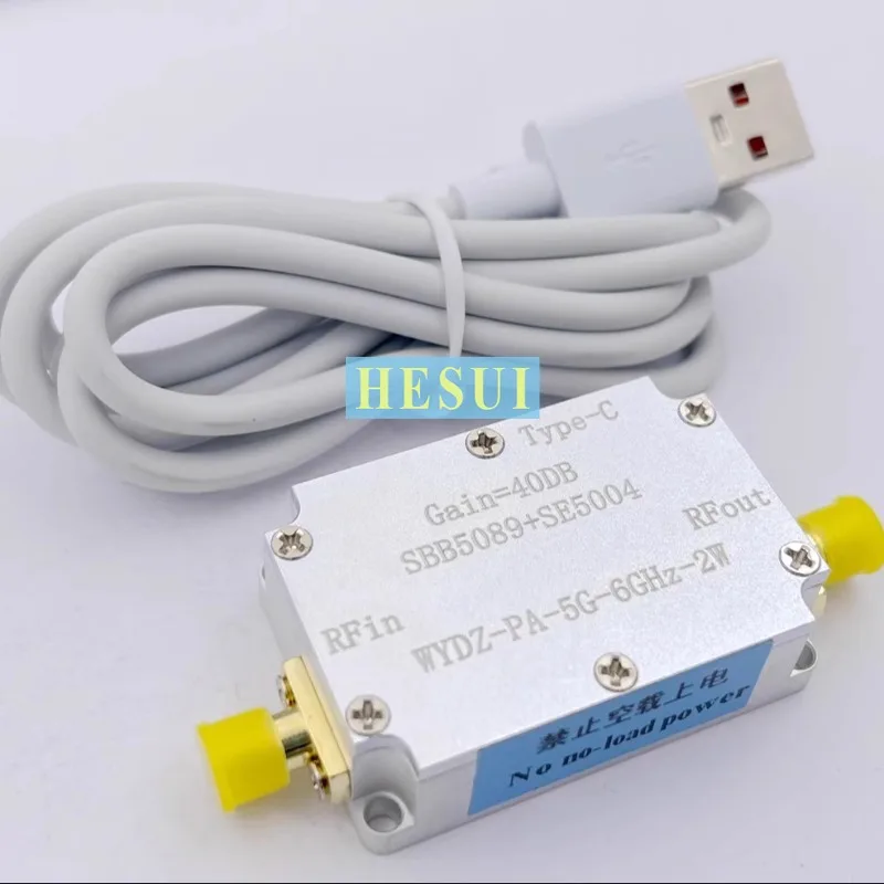 SBB5089+SE5004 Module, 5.8GHz 2W 33dBm Gain=40DB, RF power Amplifier,RF Amplifier