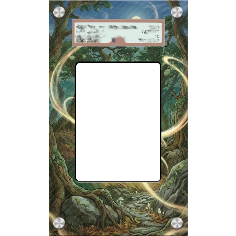 

Art Display for Pokemon Kingambit Card PTCG Keychain Anime Game Collectibles Anime Merchandise Acrylic Protective Case Toys Gift