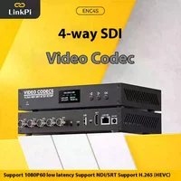Decodificador 4K del codificador SDI de 4 canales ENC4S con soporte SRT NDI RTMP para transmisión en vivo