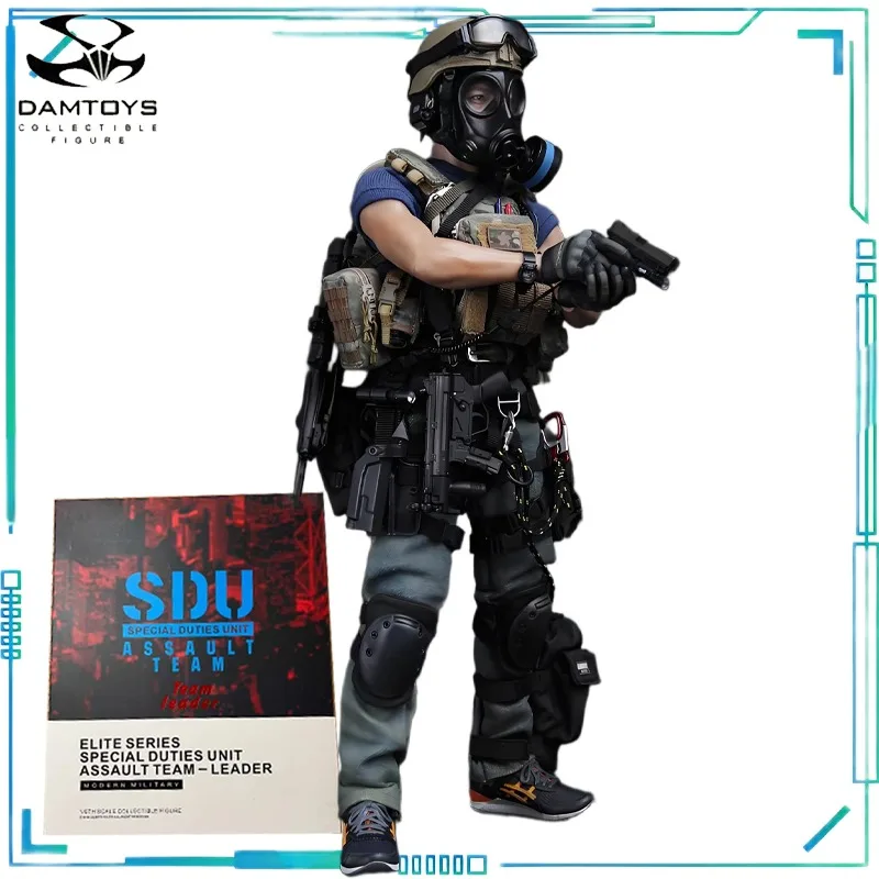 DAMTOYS Genuine Captain of The Hong Kong Flying Tigers SDUs Special Task Force Attack Team Movable Finished Product Model