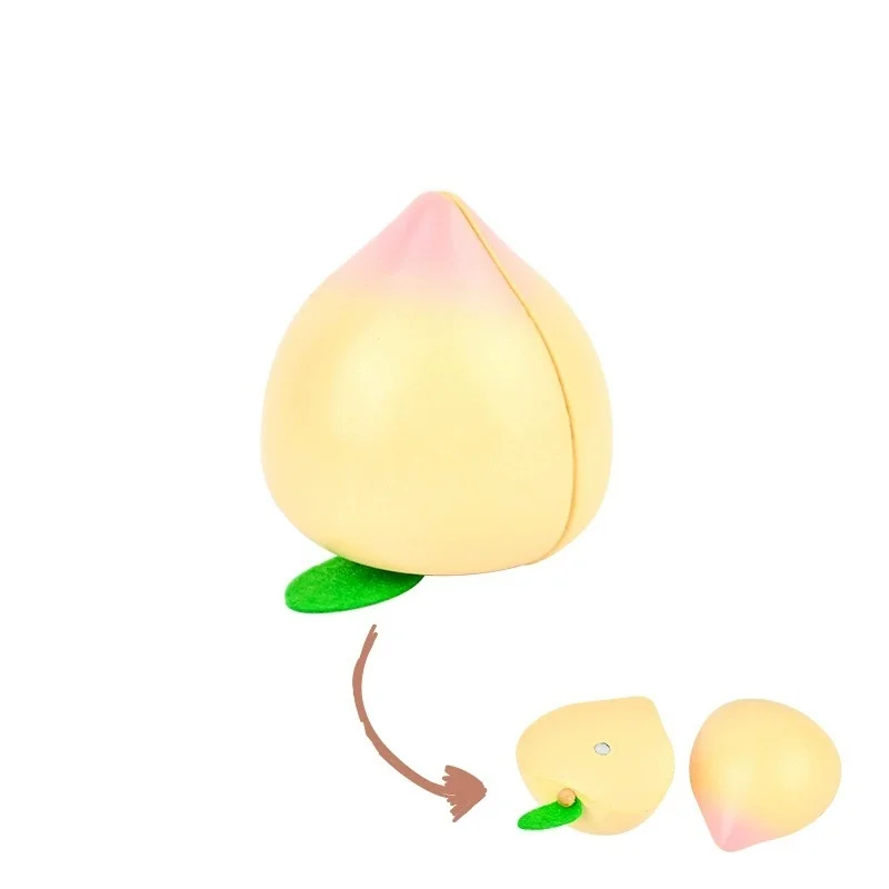 مونتيسوري محاكاة Woodens الفراولة المغناطيسية والحليب والبطيخ نموذج المطبخ ألعاب تعليمية مبكرة للأطفال هدية #3