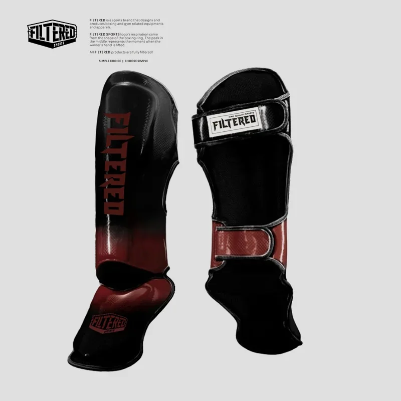 FILTERED SPORTS Protective Leg Guards Sports Unisex Kickboxing Shin Guards Shin Pads for Combat Training Made of Diving SG01