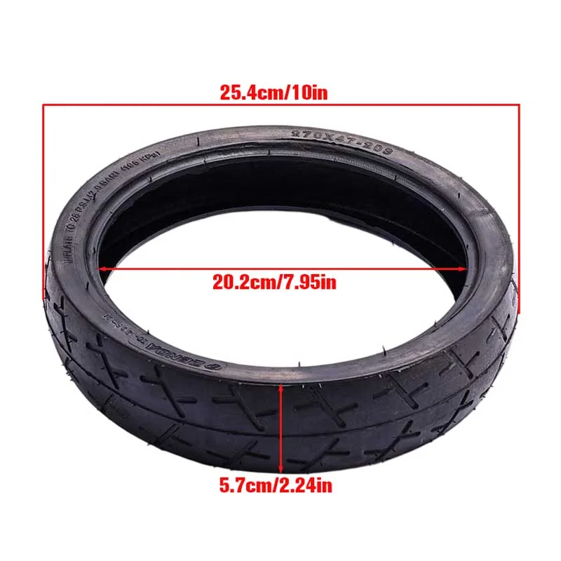 Scooter outer tire 270x47-203 wear-resistant tire, durable crack resistant, for 8-inch adult electric scooter accessories