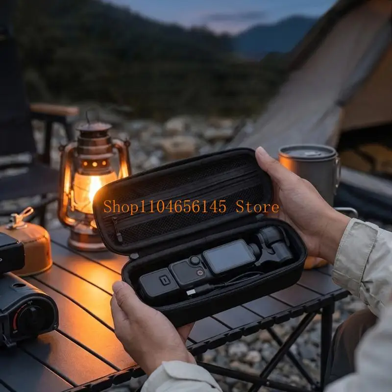 652F Shock Absorbing Camera Case For Pocket 4/3 Ergonomic Handle Quick Open Design