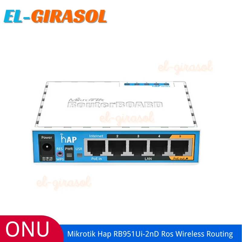 Mikrotik RB952Ui-5ac2nD hI-ac Lite ROS Accueil touristes-bande Routage sans fil touristes-point d'accès simultané 2.4/5GHz I-wifi