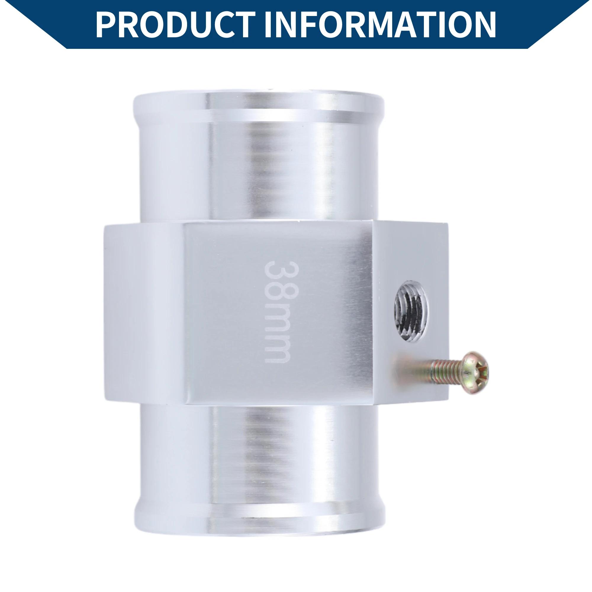 UXCELL Kit universal de sensor de temperatura del agua de 12 V/24 V, adaptador de tono plateado de 1/8 "NPT 1,50" 170'F encendido - 155'F apagado para radiador automotriz