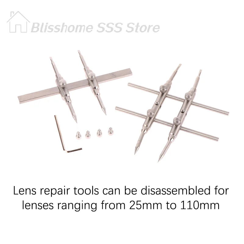 【S】Innovative Practical Camera Lens Repair Spanner Disassemble Wrench Open Tool Photo Studio Accessories Grass Shaped Tool