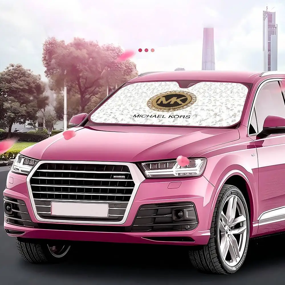 M-مايكل كورس الكرتون نافذة السيارة غطاء الزجاج الأمامي الشمس الظل السيارات الشمس قناع سيارة يغطي سيارة الحماية من الشمس