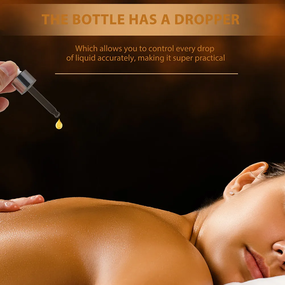 

12Pcs Glass Essential Oil Dropper Bottles Small Refillable Aromatherapy Bottles Portable Perfume Carrier with Leak Proof Cap