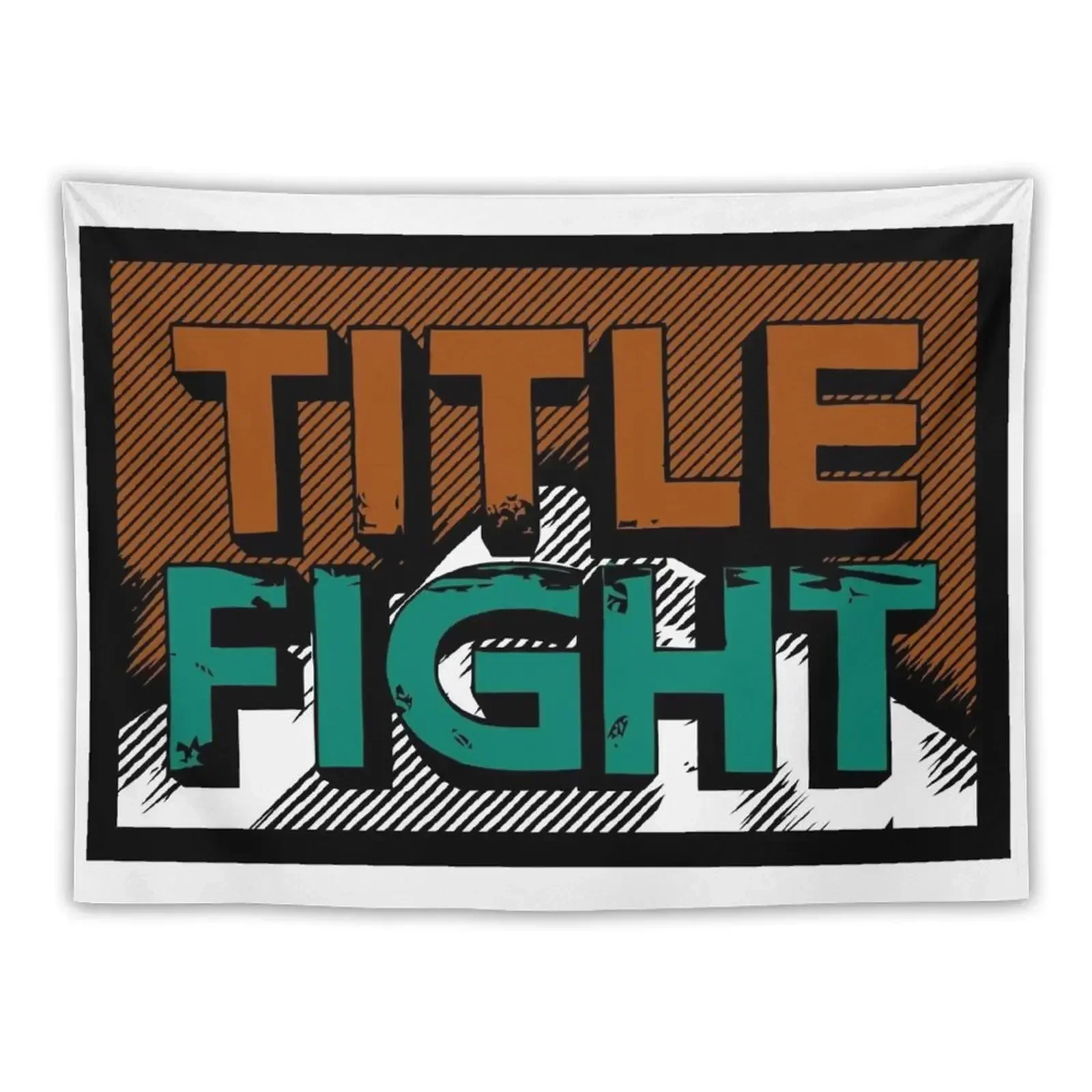 

Title Fight logo Tapestry Wallpaper Bedroom Wall Hanging Decor Wall Hanging Tapestry