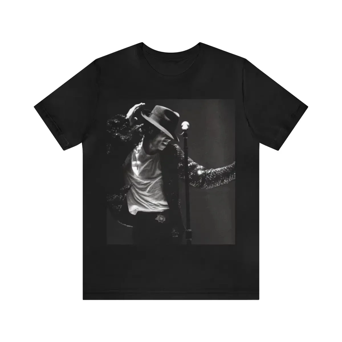 2026 Schwarz oder Weiß - Michael Jackson MJ Neues Herren-T-Shirt Unisex O-Ausschnitt Kurzarm Oversized Y2k Beliebtes Mode-Tee – Detail 8